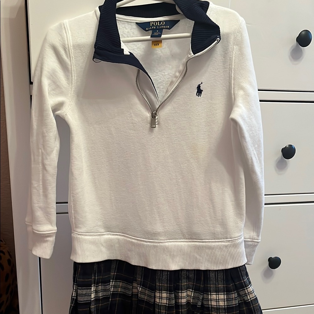 Polo by Ralph Lauren Kids White sweatshirt dress